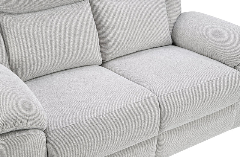 Spencer 80.9\" Chenille Fabric Power Reclining Sofa - Grey