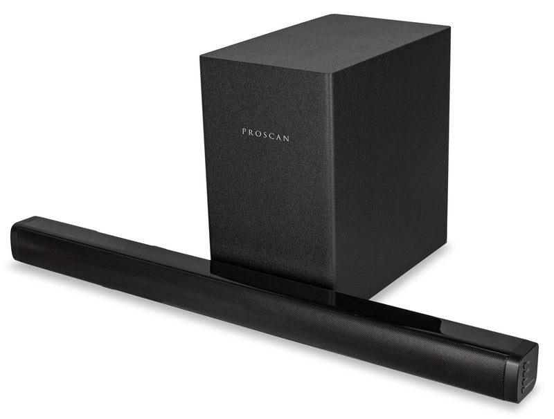 Proscan 2.1 CH Bluetooth Soundbar with Wireless Subwoofer (PSB446 ...