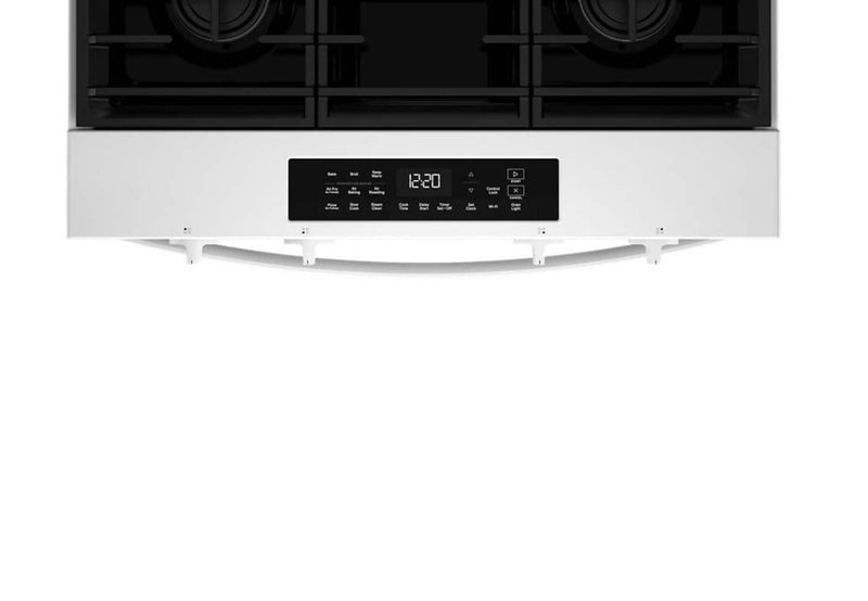 Whirlpool 30\" 5.0 Cu. Ft. Smart Gas Range with Air Cooking - White - WSGS4530TZ