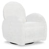 Shay 33\" Chenille Fabric Swivel Glider Reclining Accent Chair - River Rock Beige