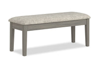 Cove Storage Dining Bench - Grey 
