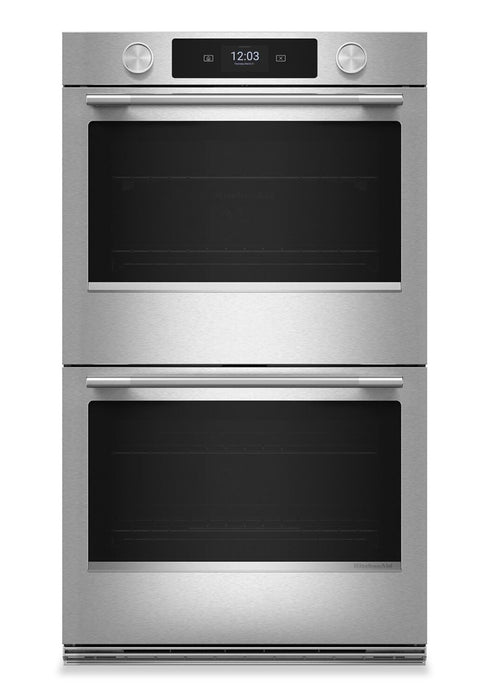 KitchenAid 27\" Smart Electric Double Wall Oven - PrintShield™ Stainless Steel - KOED727SPS\t