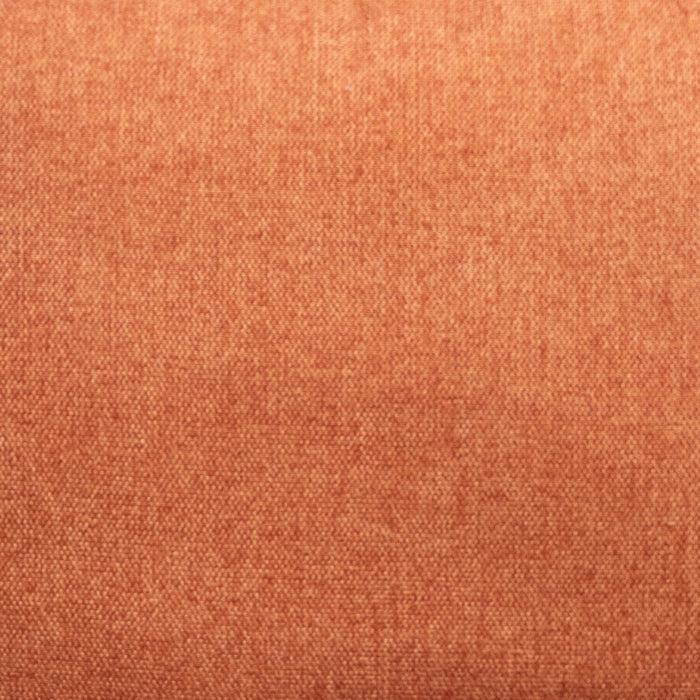 Kort & Co. Kassia 2-Piece Linen-Look Fabric Sectional with Wood Base and Legs - Orange
