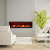 Ceres 65" Black Diamond Electric Fireplace – Black  | Foyer électrique Ceres de la collection Black Diamond de 65 po - noir  | CER65FIR