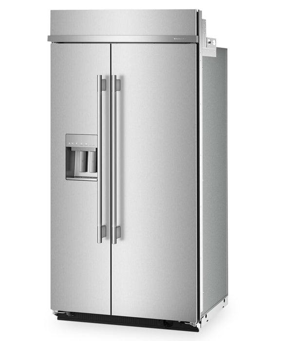 Kitchenaid 42\" 25.1 Cu. Ft. Built-In Side-by-Side Refrigerator – Stainless Steel - KBSD742SPS