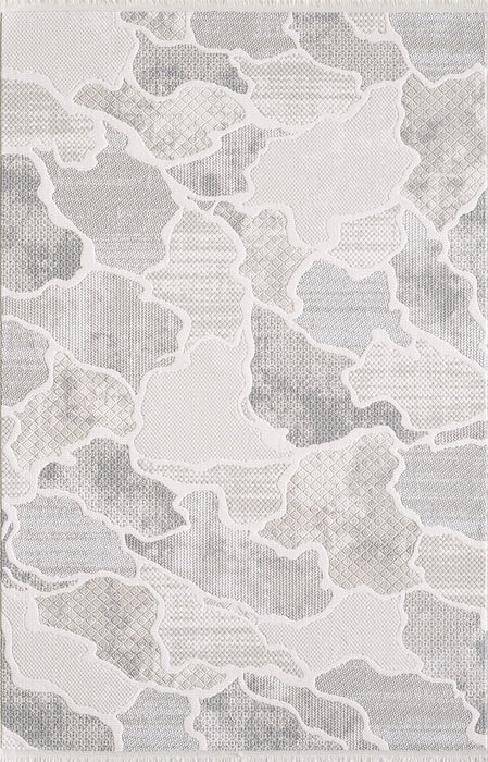 Cove Waves Grey Area Rug - 7'11\" x 10'10\"