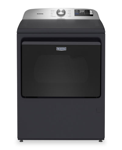 Maytag 7.4 Cu. Ft. Top Load Gas Dryer with Advanced Moisture Sensing – Midnight Steel - MGD6205RF | Sécheuse à gaz Maytag à chargement par le haut de 7,4 pi3 avec détection d’humidité avancée - acier minuit - MGD6205RF