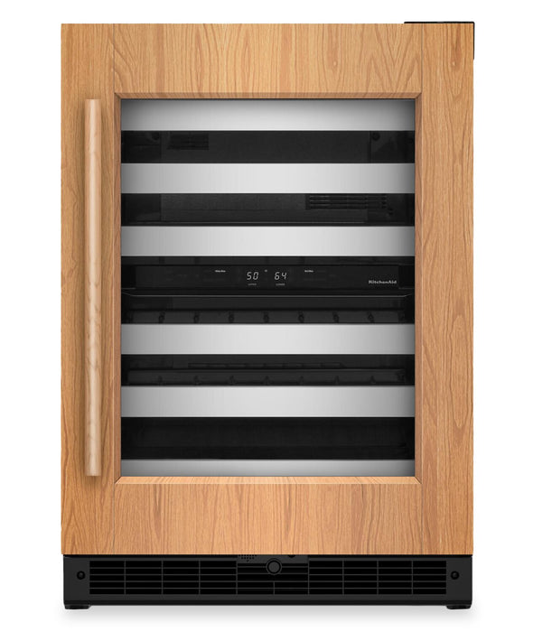 KitchenAid 24\" Undercounter Wine Cooler with Full-Extension – Panel Ready - KUWR324SPA