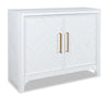Keena Solid Wood Accent Cabinet - White