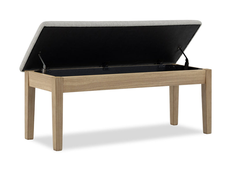 Cove Storage Dining Bench - Natural