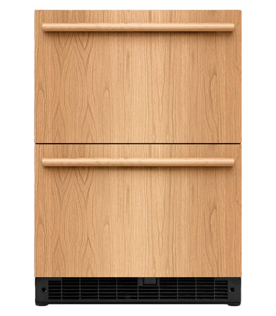 KitchenAid 24" 4.4 Cu. Ft. Undercounter Double-Drawer Refrigerator – Panel Ready - KURT524SPA | Réfrigérateur à deux tiroirs sous le comptoir KitchenAid de 24 po et 4,4 pi³ – prêt pour panneau personnalisable – KURT524SPA