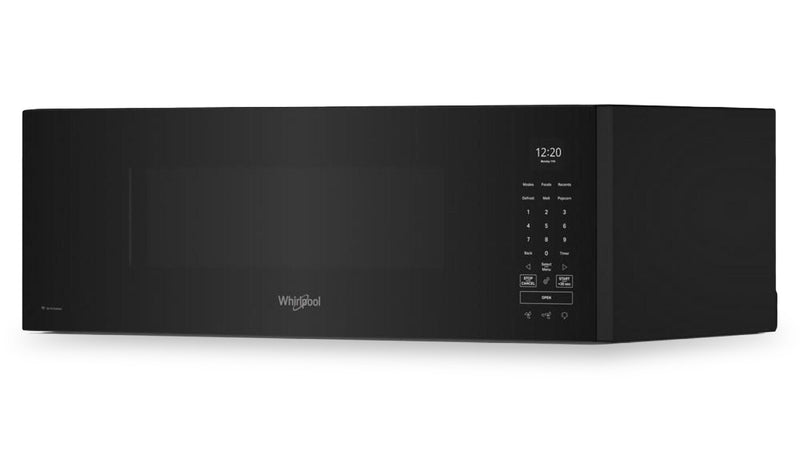 Whirlpool 1.1 Cu. Ft. Smart Low-Profile Over-the-Range Microwave - Black - YWMML5530RB