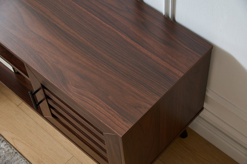 Archer 55\" Modern TV Stand with Storage for TVs up to 58\"- Dark Walnut