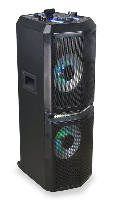 Monster Remix 300W DJ Party System with Bluetooth and Wireless Mic (10-MNREMIX)