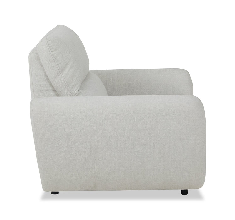 Cindy Crawford Home Kailyn 54\" Fabric Power Reclining Chair with Power Headrest - Beige 