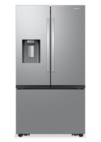 Samsung Bespoke AI 35.75” 26 Cu. Ft 3-Door French Door Refrigerator – Silver - RF27CG5B30SRAA