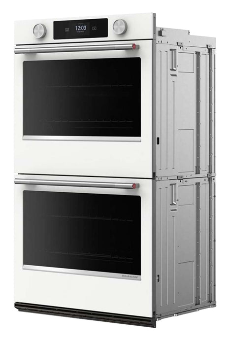 KitchenAid 30\" Smart Electric Double Wall Oven - White - KOED730SWH
