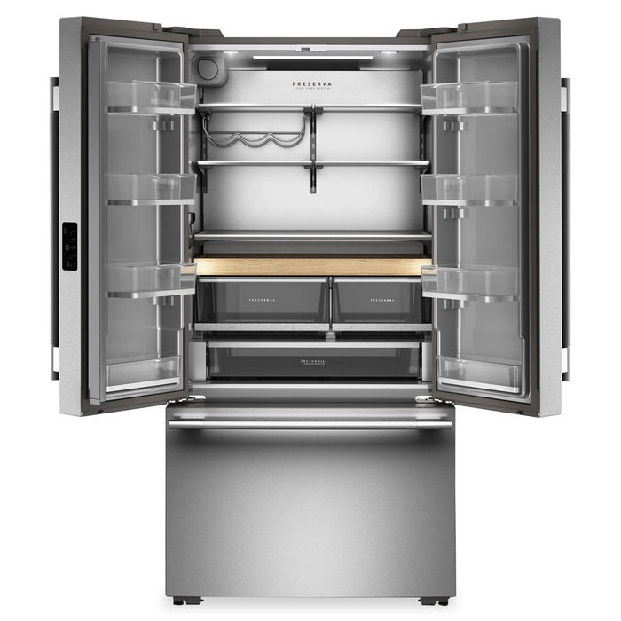 KitchenAid Counter-Depth French Door Refrigerator with Internal Water Dispenser – Stainless Steel - KRFC336SPS