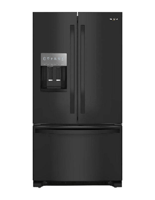Whirlpool 36\" 25 Cu. Ft. French-Door Refrigerator with Ice and Water Dispenser - WRFF3436RB
