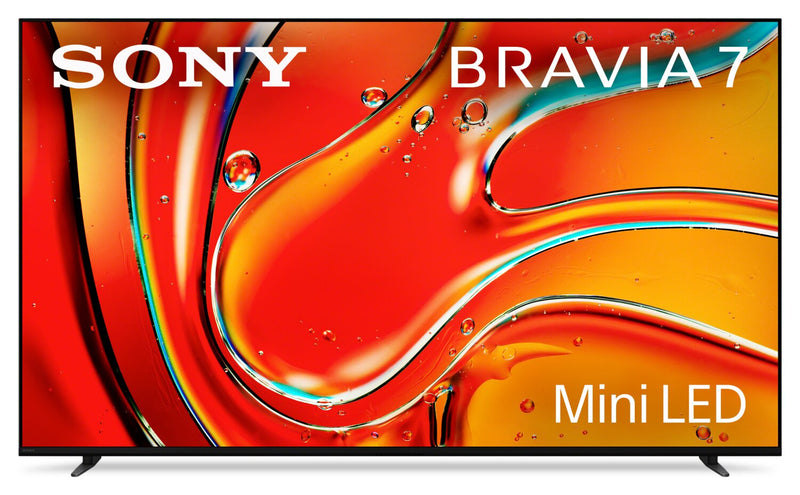 SONY 65\" Bravia 7 QLED Mini-Led 4K HDR10 Dolby Vision® XR Motion Clarity 120Hz Exclusive Features for PlayStation®5 Google Smart TV (K65XR70)