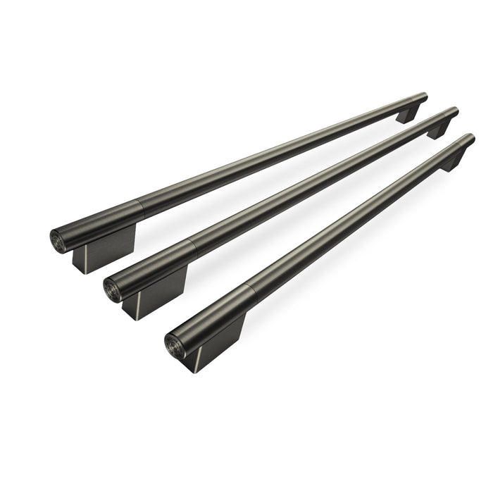 KitchenAid 3-Piece Handle Kit for 42\" Built-In French Door Refrigerator – Black Ore – W11777172