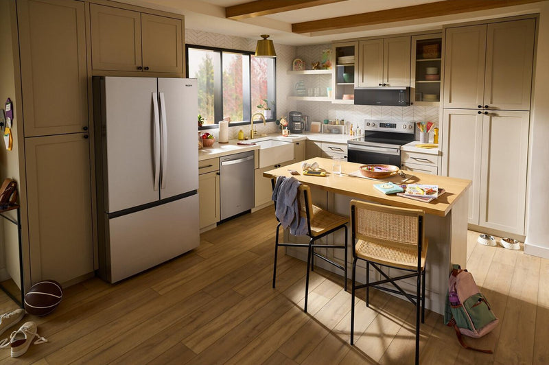 Whirlpool 36\" 31 Cu. Ft. French-Door Refrigerator with Ice Maker - Stainless Steel - WRFF3136SZ
