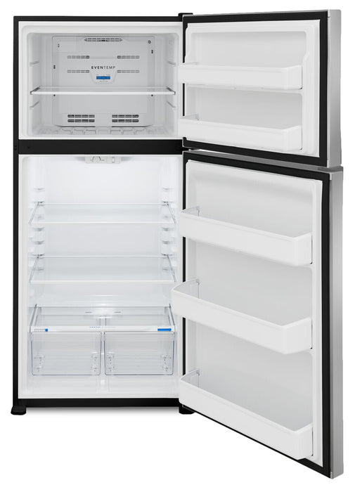 Frigidaire 30” 20 Cu. Ft. Top Freezer Refrigerator – Stainless Steel - FFHT2022AS