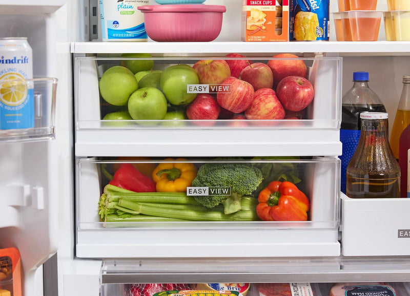 Whirlpool 36\" 23.4 Cu. Ft. French Door Refrigerator – Black Stainless Steel - WRFC5036RV