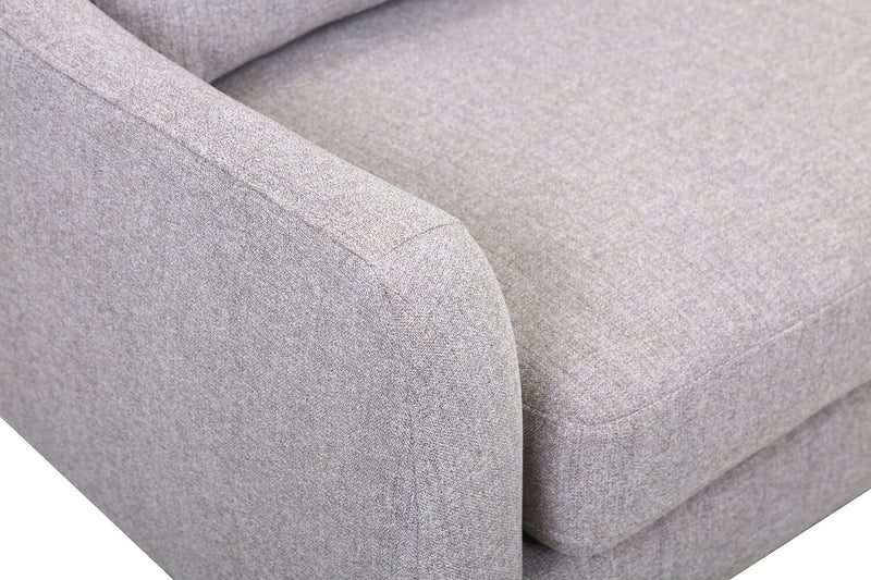 Zoey 75.5\" Fabric Sofa - Grey