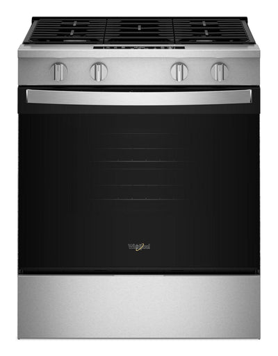 Whirlpool 30" 5 Cu. Ft. Smart Gas Range - Stainless Steel - WSGS3330TS | Cuisinière à gaz intelligente Whirlpool de 30 po, 5 pi³ – acier inoxydable – WSGS3330TS