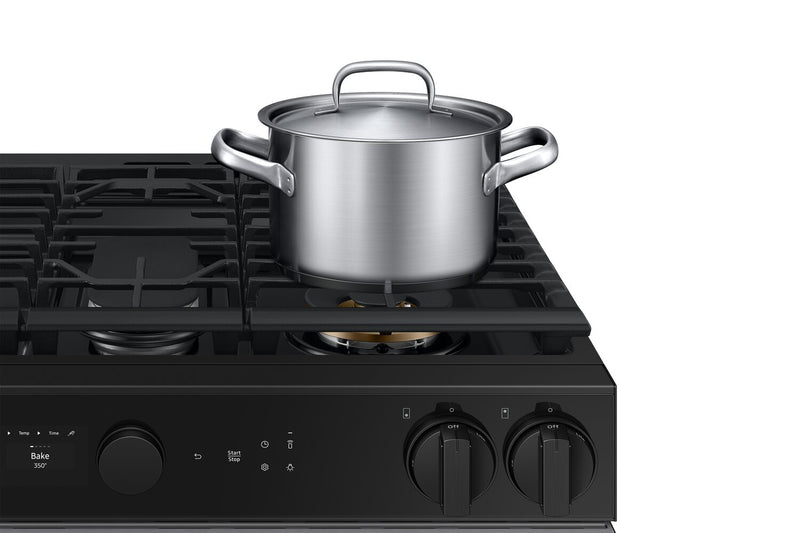 Samsung 6 Cu. Ft. Smart Gas Slide In Range with Air Fry and Air Sous Vide - Stainless Steel - NSG6DG8500SRAA