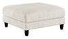 Lounge Modular 40\" Chenille Fabric Ottoman – Beige 
