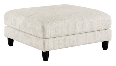 Lounge Modular 40" Chenille Fabric Ottoman – Beige  | Pouf modulaire Lounge de 40 po en tissu chenille - beige