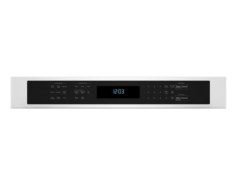 KitchenAid 30\" 6.4 Cu. Ft. Combination Microwave Wall Oven with Air Fry - KOEC530PWH