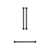 Thor Kitchen Handle and Knob Set for 30” Refrigerator in Gun Metal Blue - CKA-RF3017-BLU | Ensemble de poignées et de boutons Thor Kitchen bleu métallisé pour réfrigérateur de 30 po - CKA-RF3017-BLU  | RF30KBLU