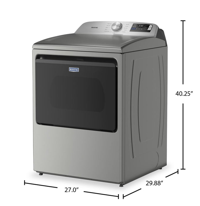 Maytag 7.4 Cu. Ft. Top Load Electric Dryer - Radiant Silver - YMED6205RR