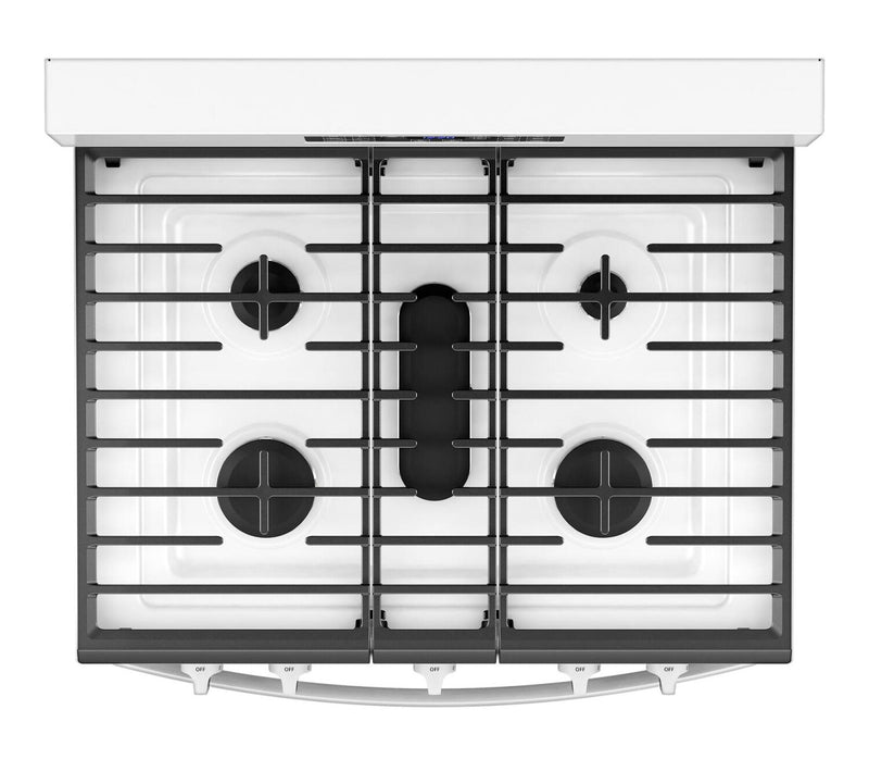 Whirlpool 30\" 5.0 Cu. Ft. Gas Range with Air Cooking – White - WFGS4530SW 