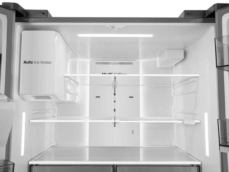 Hisense 36\" 30 Cu. Ft. French Door Refrigerator – Fingerprint Resistant Stainless Steel HRF300P7DSE