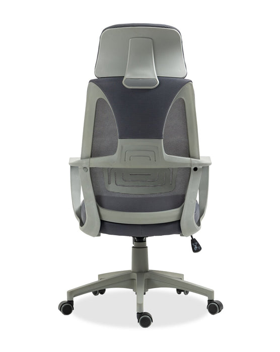 Bennet 24.4\" Adjustable Mesh Office Chair – Grey