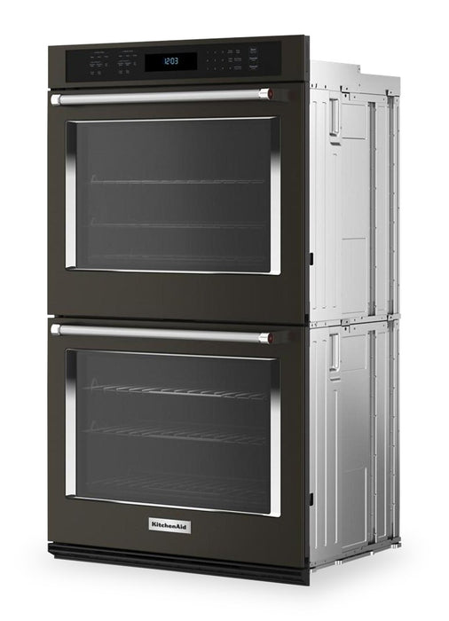 KitchenAid 27\" 8.6 Cu. Ft. Double Wall Oven with Air Fry - KOED527PBS