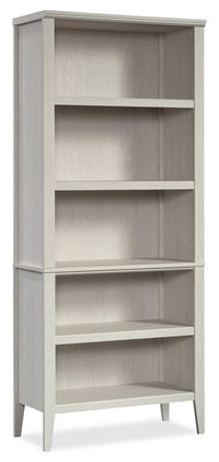 Clark 31” 5-Shelf Bookcase - White 