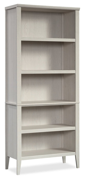 Clark 31” 5-Shelf Bookcase - White