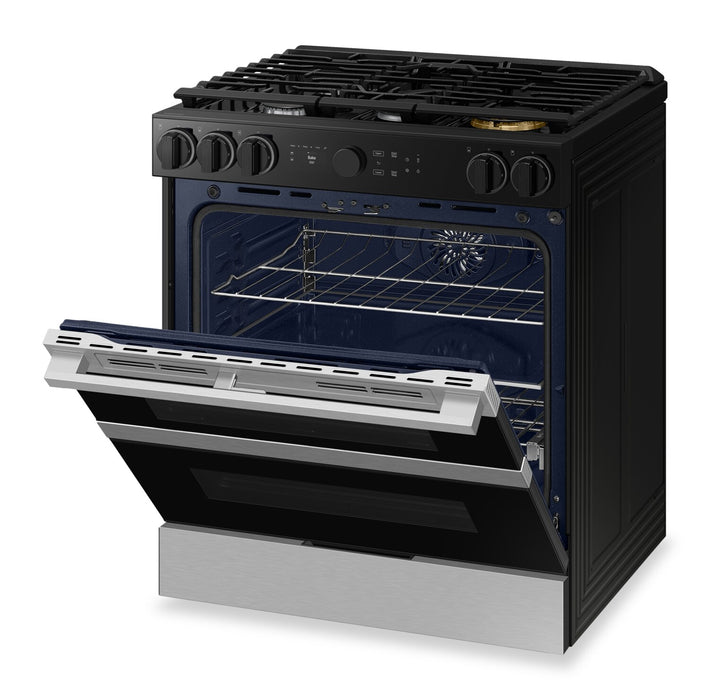 Samsung 6.3 Cu. Ft. Gas Slide-In Range with Flex Duo™ - Stainless Steel - NSY6DG8550SRAC