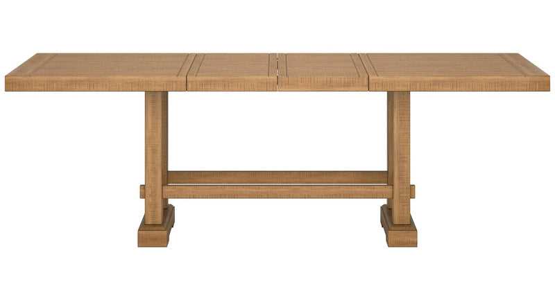 Archer 5pc Counter-Height Dining Package with 72-108\"W Extension Table & 4 Chairs - Light Brown