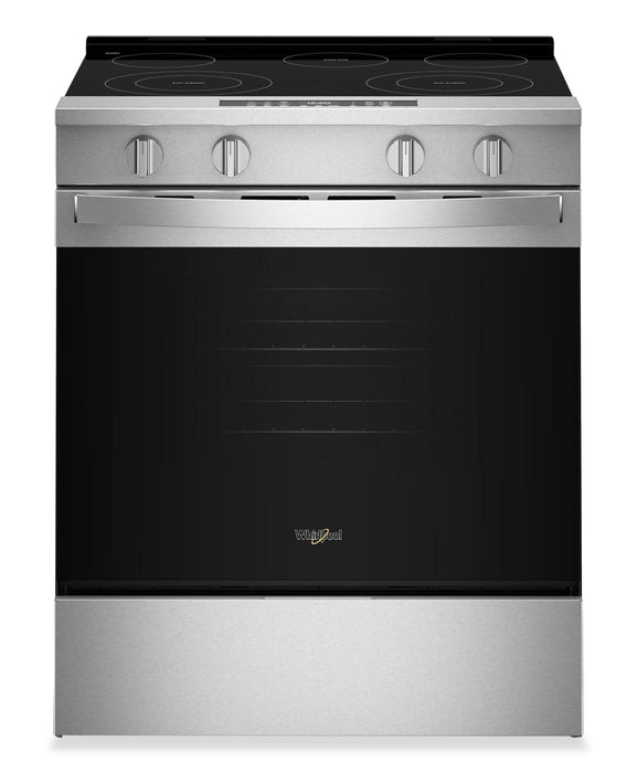 Whirlpool 30\" 5.3 Cu. Ft. Smart Electric Range with Air Cooking - Stainless Steel - YWSES4530TZ