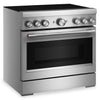 KitchenAid 36" 5.1 Cu. Ft. Freestanding Induction Range with No Preheat Air Fry – Stainless Steel - KFIS936SSS | Cuisinière à induction KitchenAid de 5,1 pi3 et de 36 po avec friture à air sans préchauffage - acier inoxydable - KFIS936SSS