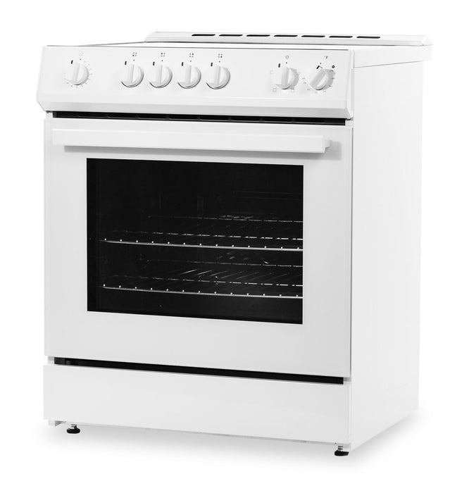 Danby 5.0 Cu. Ft. Smooth Top Electric Range - White - DRRM300WC
