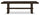 ["Metro Dining Table with 72-90##PACKAGEDETAILSquot;W Extension, Trestle Base - Brown"]