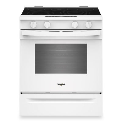 Whirlpool 30" 5.3 Cu. Ft. Electric Range with Air Cooking – White - YWSES5030SW | Cuisinière électrique Whirlpool de 5,3 pi³ et de 30 po avec cuisson à air - blanche - YWSES5030SW
