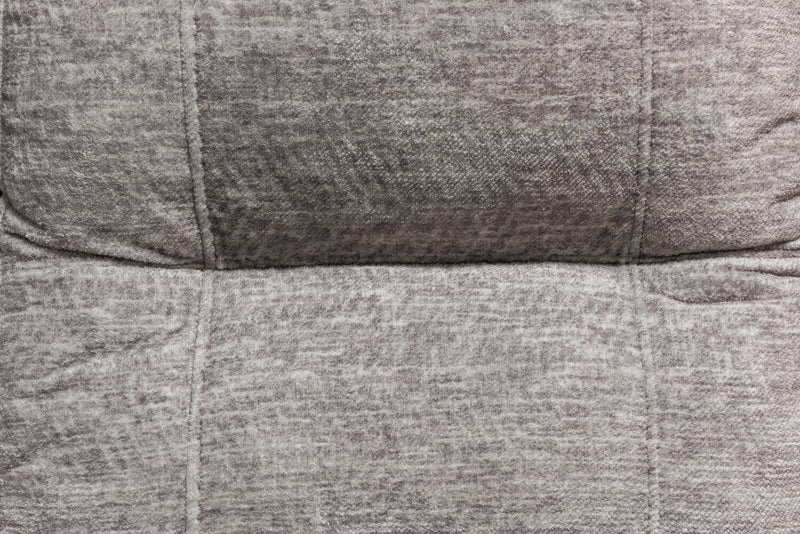Made in Canada Fynn 40\" Chenille Fabric Power Reclining Chair with USB Port - Dove Grey
